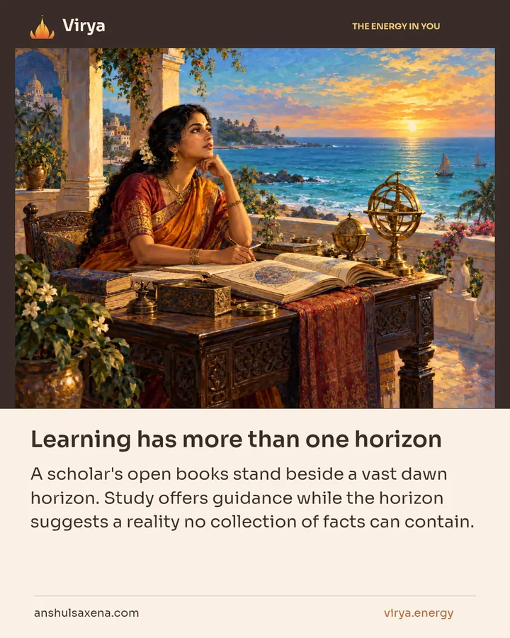 Learning has more than one horizon, card 4 of 7