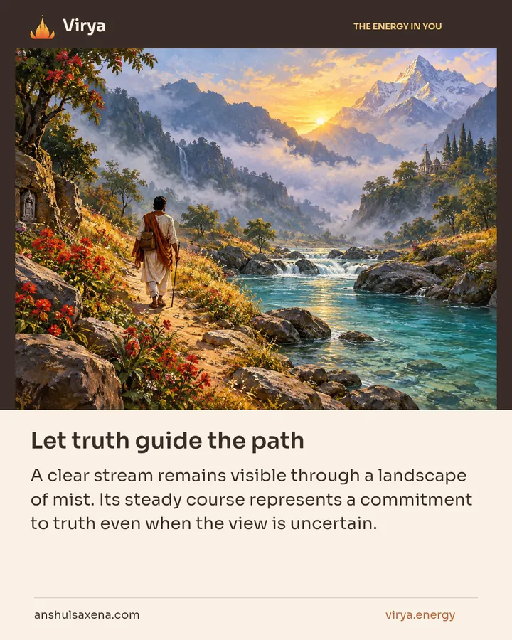 Let truth guide the path, card 4 of 7