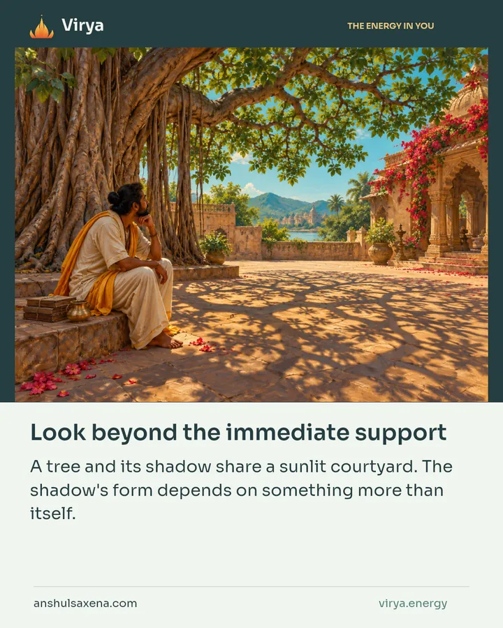 Look beyond the immediate support, card 4 of 7