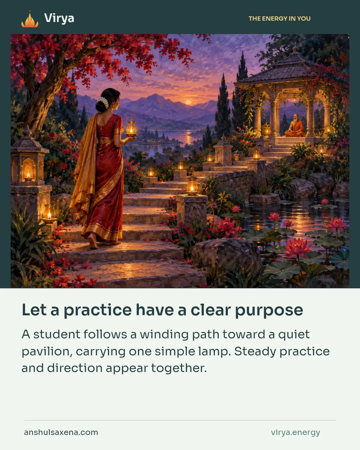 Let a practice have a clear purpose, card 4 of 7