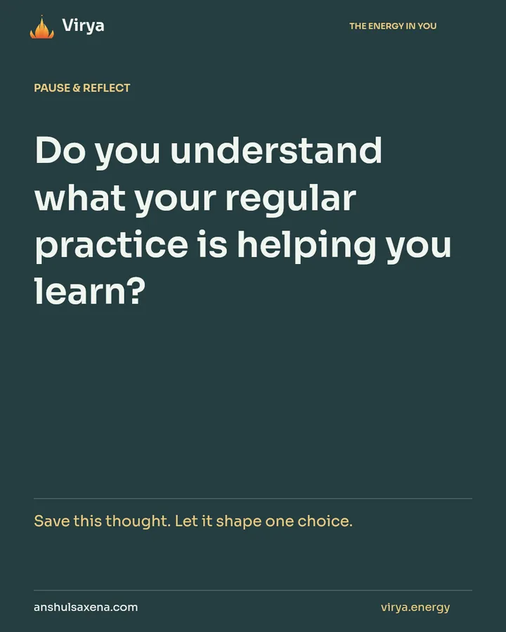 Let a practice have a clear purpose, card 7 of 7