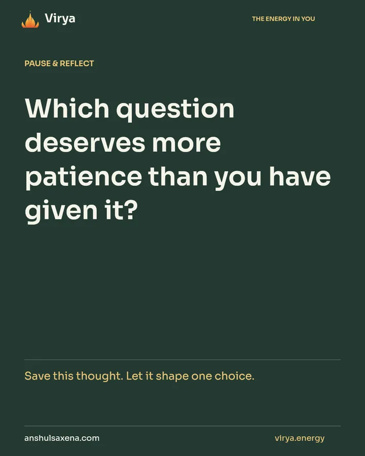 Begin with a serious question, card 7 of 7