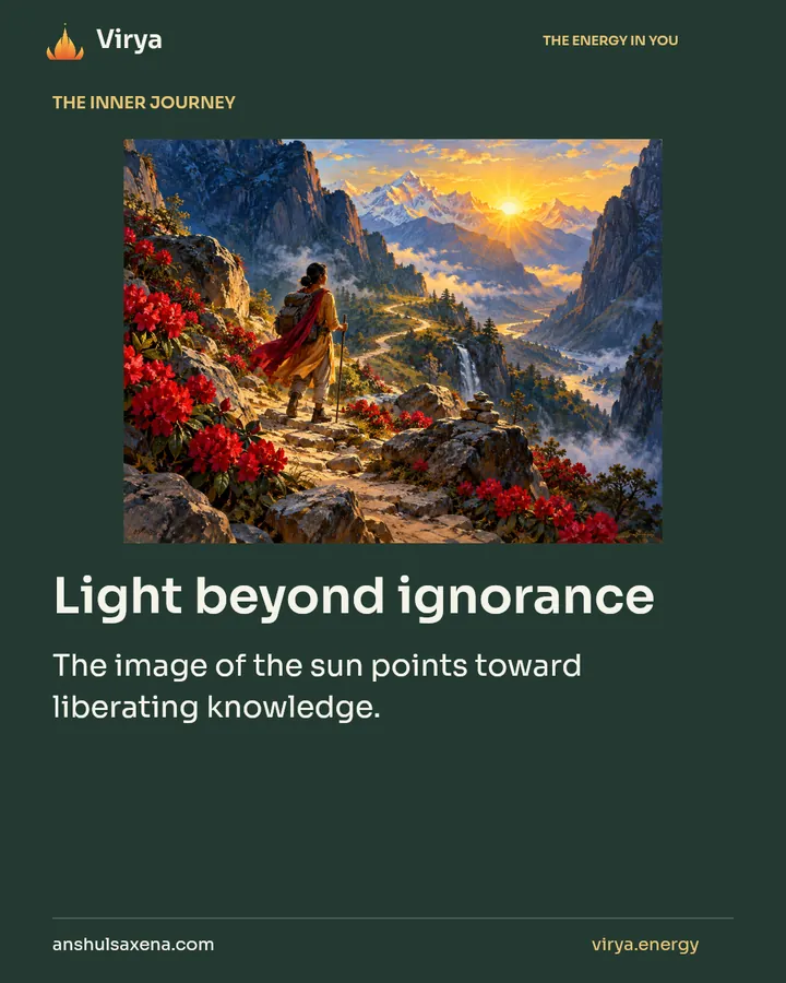 Light beyond ignorance, card 1 of 7