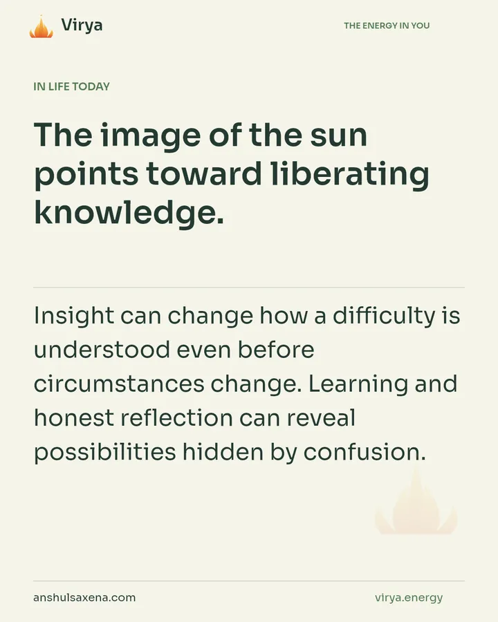 Light beyond ignorance, card 5 of 7