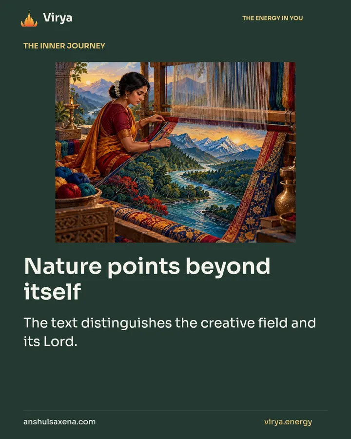 Nature points beyond itself, card 1 of 7