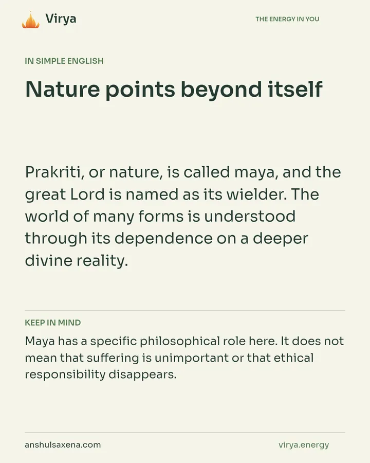Nature points beyond itself, card 3 of 7