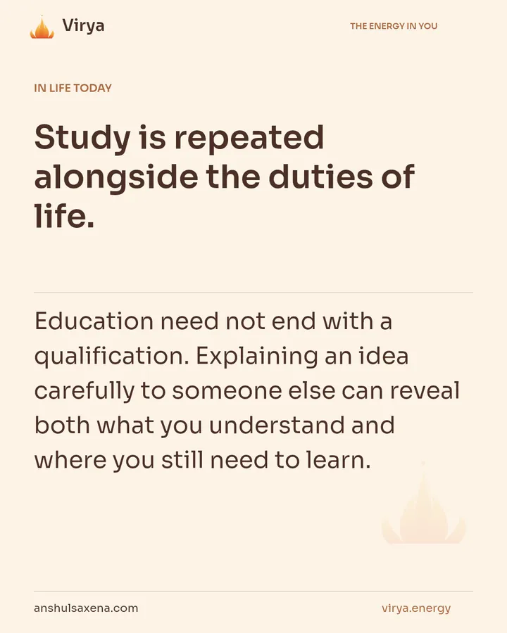 Keep learning, keep sharing, card 5 of 7