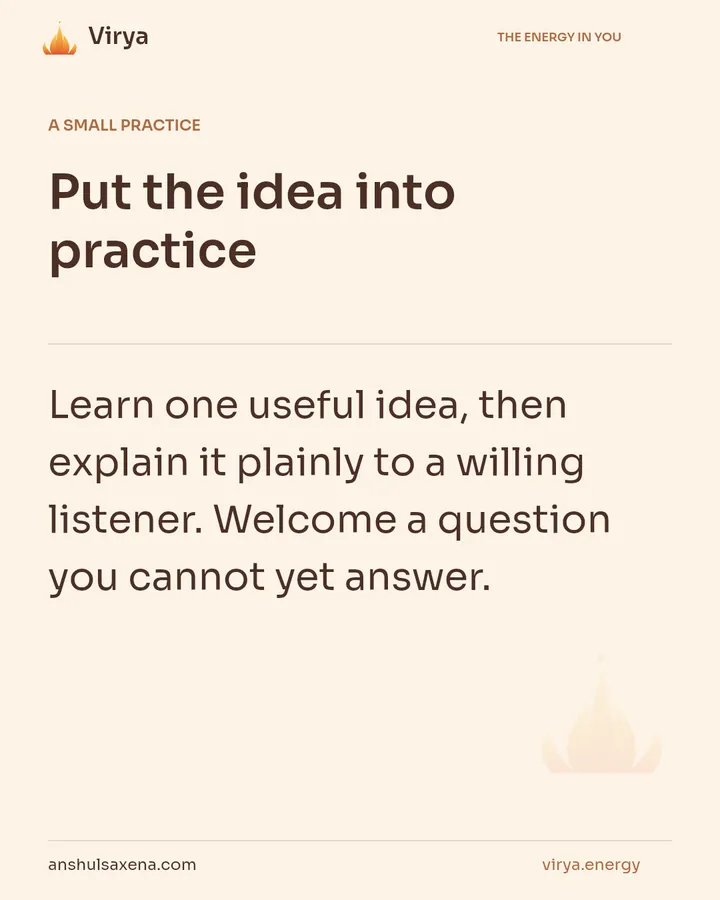Keep learning, keep sharing, card 6 of 7