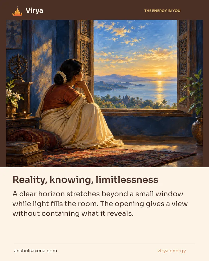 Reality, knowing, limitlessness, card 4 of 7