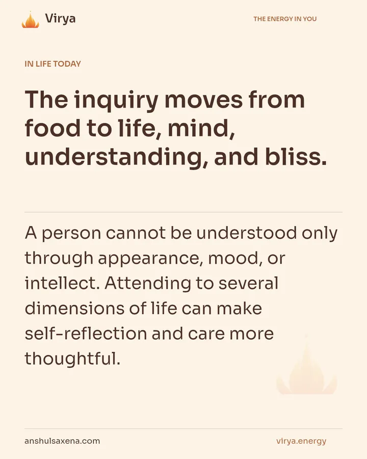 Explore the layers of experience, card 5 of 7