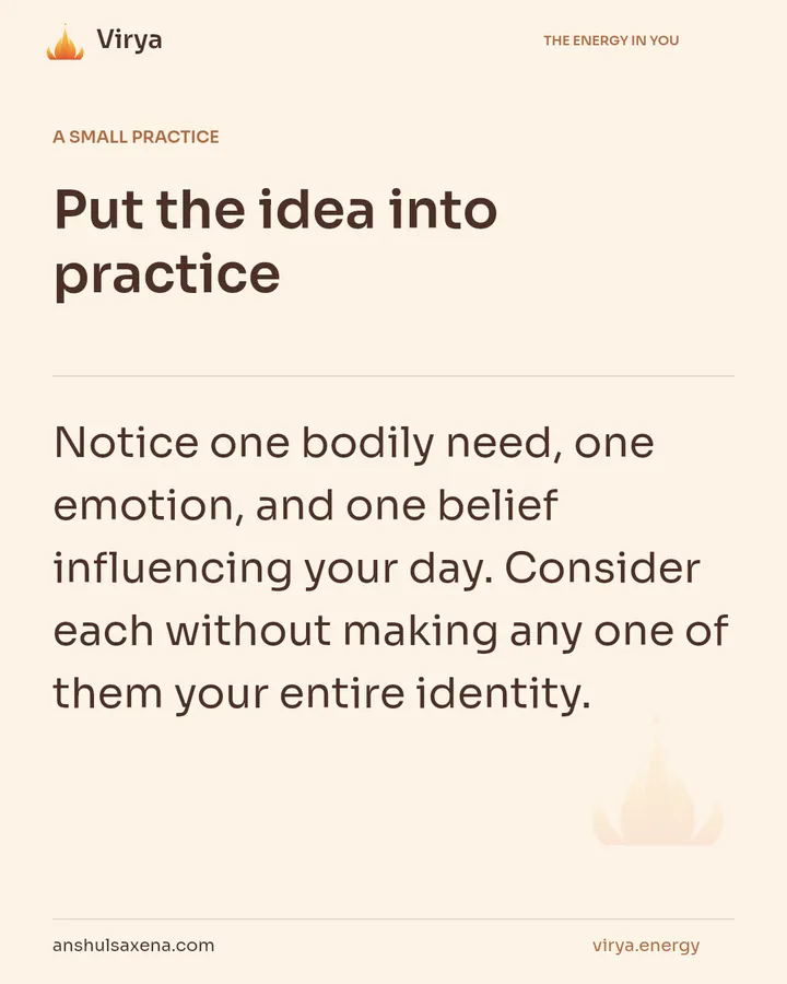 Explore the layers of experience, card 6 of 7