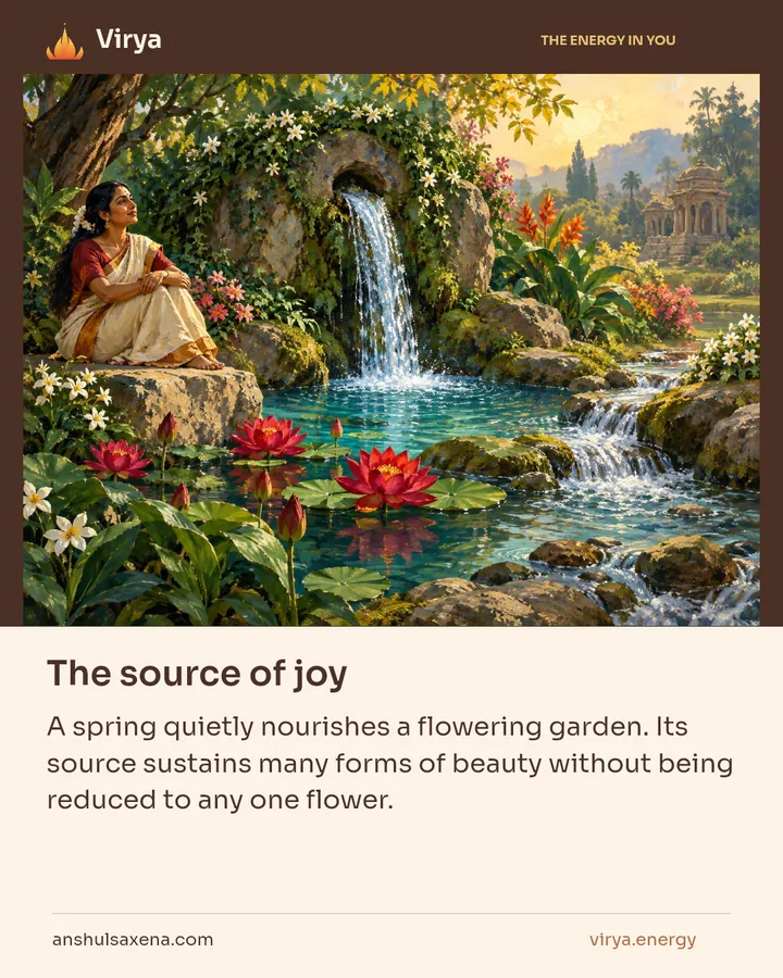 The source of joy, card 4 of 7