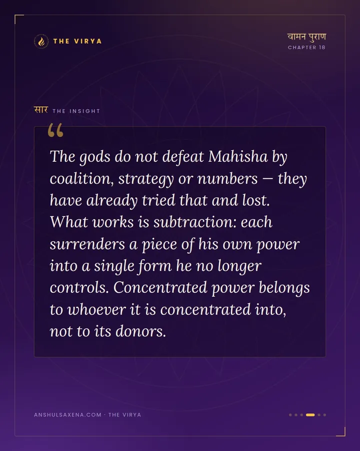 Katyayani, Made of Every God's Light, card 4 of 6