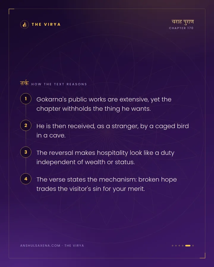 The Guest Who Leaves Empty-Handed, card 5 of 6