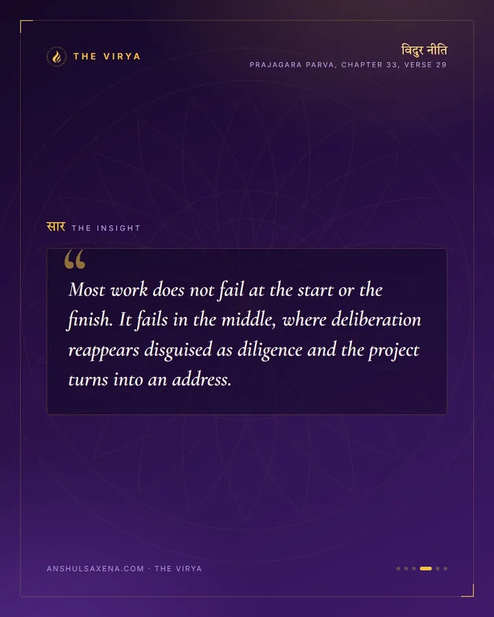 Decide First. Then Do Not Stop., card 4 of 6