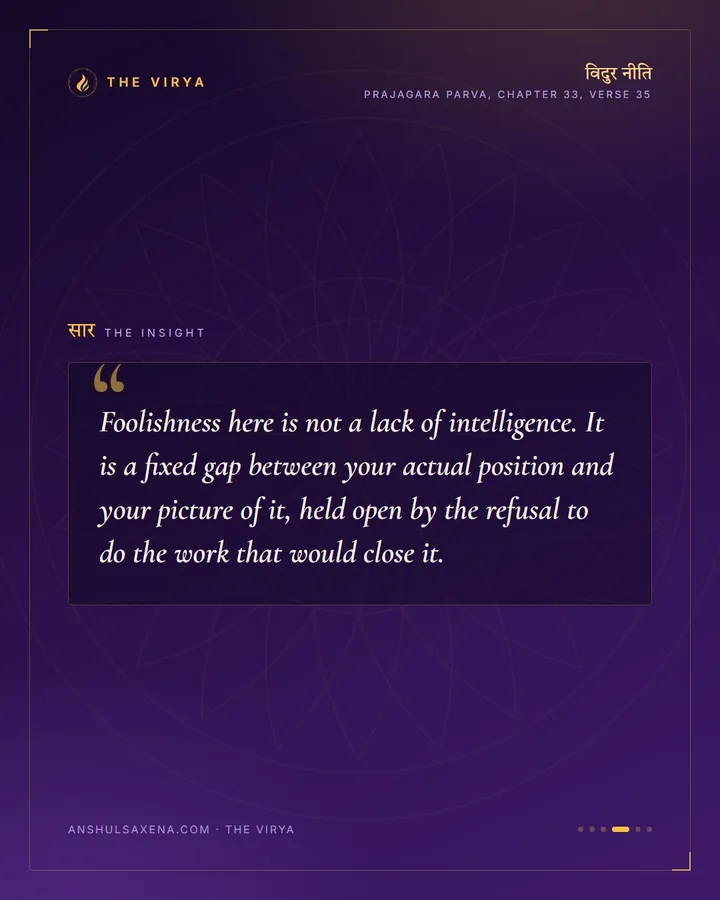 The Portrait Of A Fool, card 4 of 6