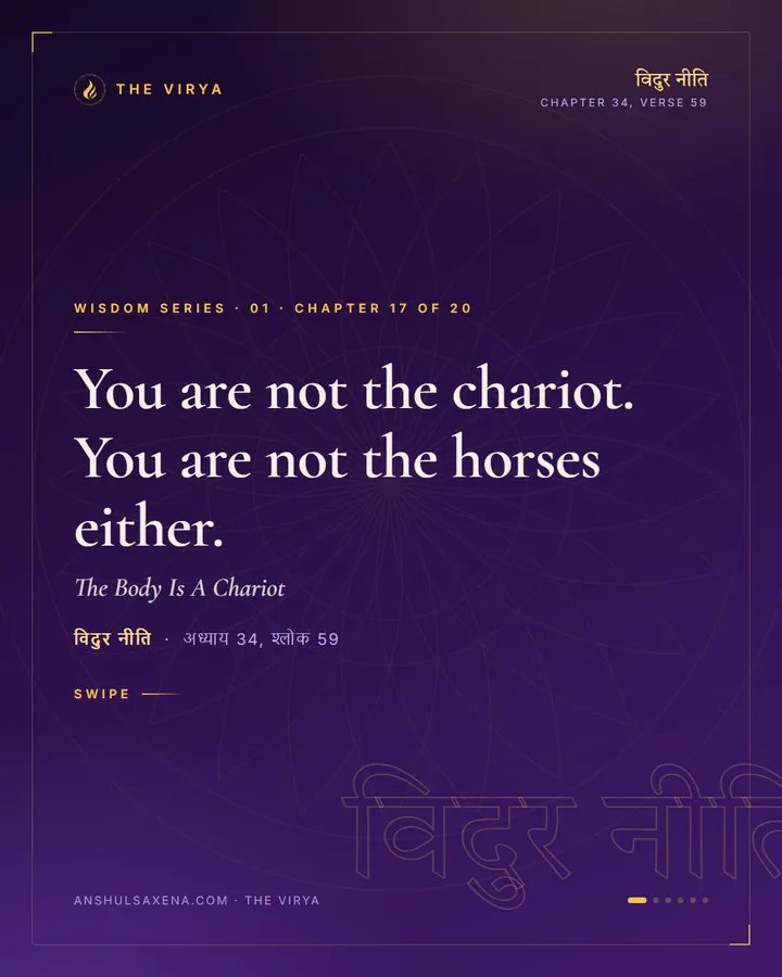 The Body Is A Chariot, card 1 of 6