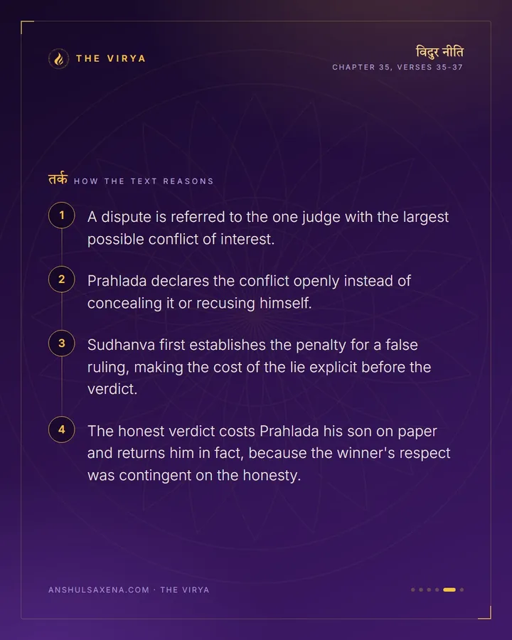 The Verdict Against His Own Son, card 5 of 6