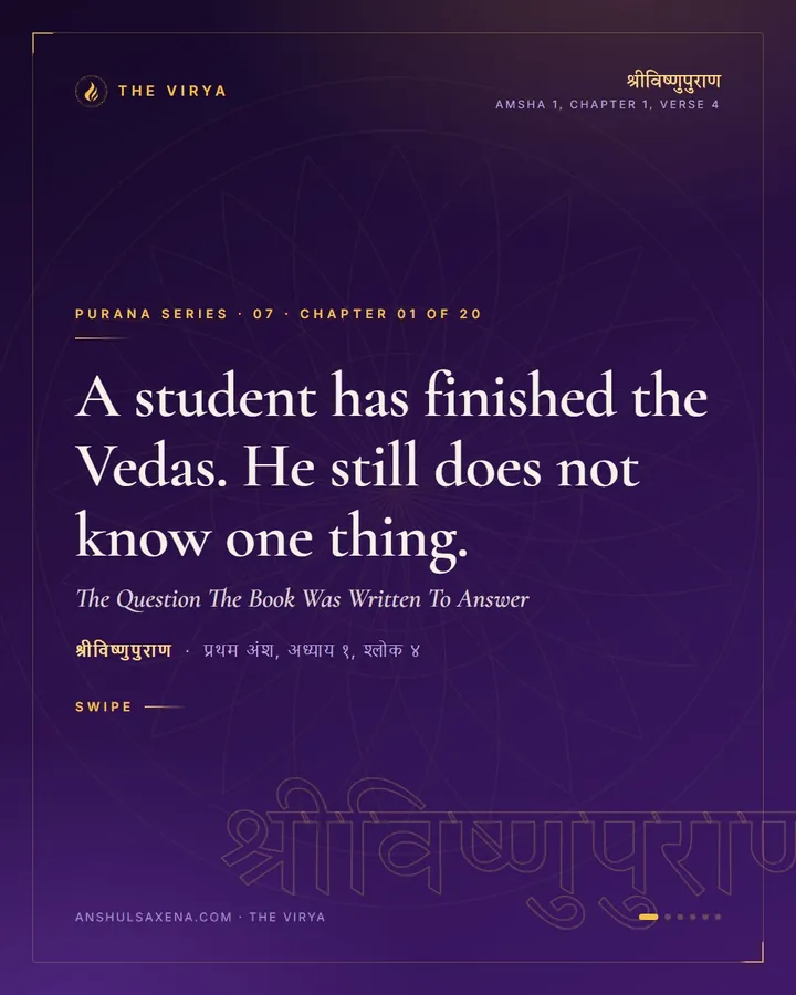 The Question The Book Was Written To Answer, card 1 of 6