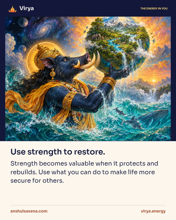 Painting for Use strength to restore