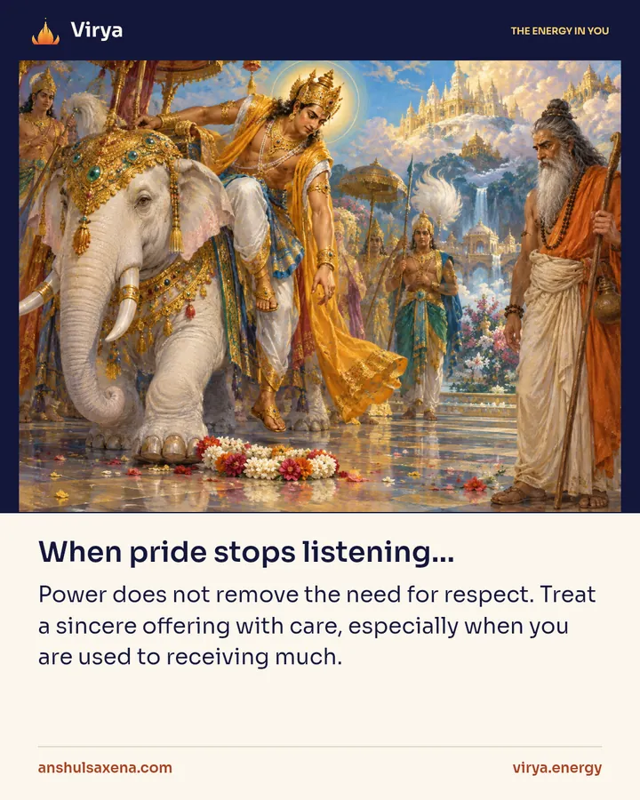 Painting for When pride stops listening…