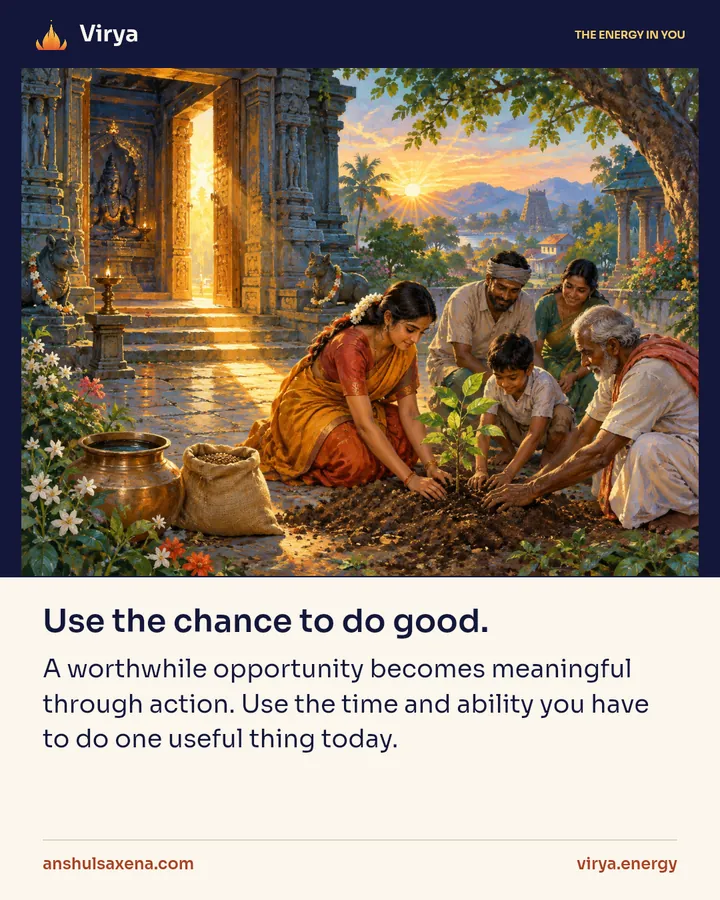 Painting for Use the chance to do good