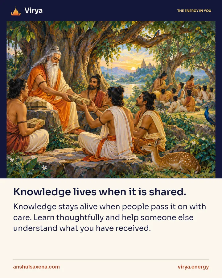 Painting for Knowledge lives when it is shared