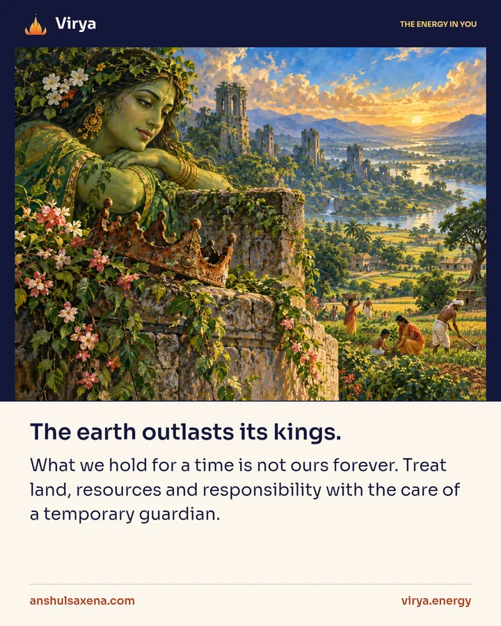 Painting for The earth outlasts its kings