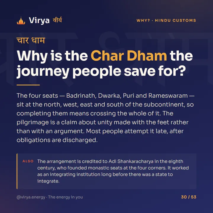 Why is the Char Dham the journey people save for?