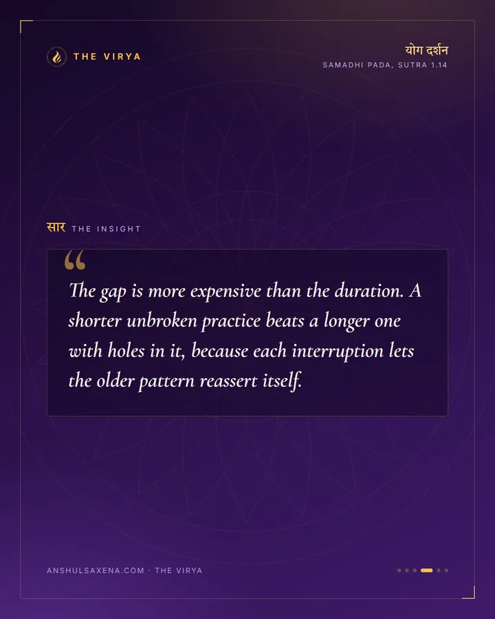 Three Conditions For Practice, card 4 of 6