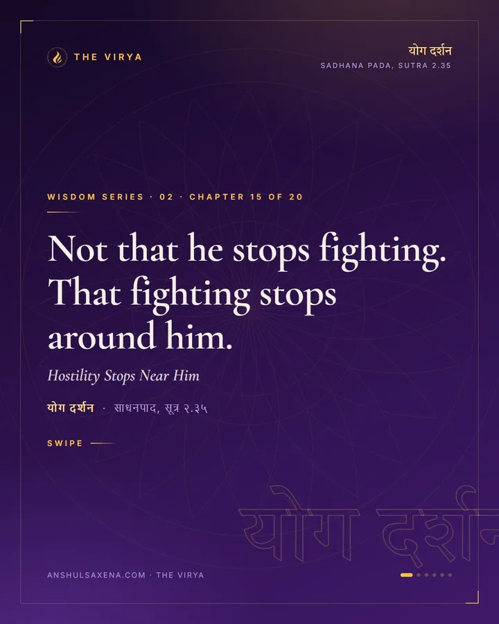 Hostility Stops Near Him, card 1 of 6