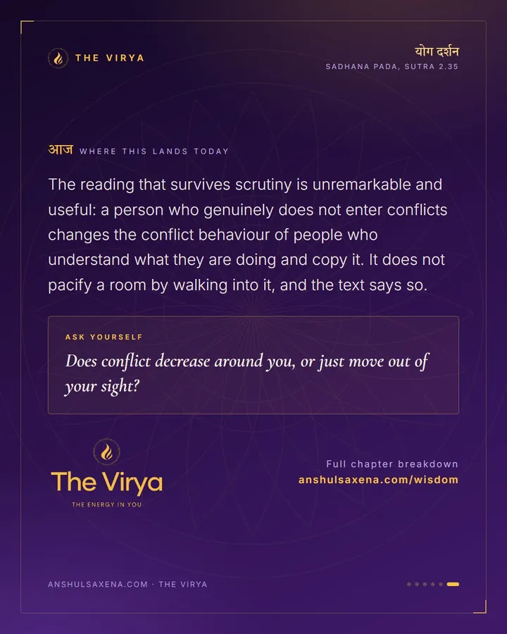 Hostility Stops Near Him, card 6 of 6