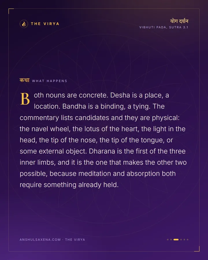 Tying The Mind To One Place, card 3 of 6