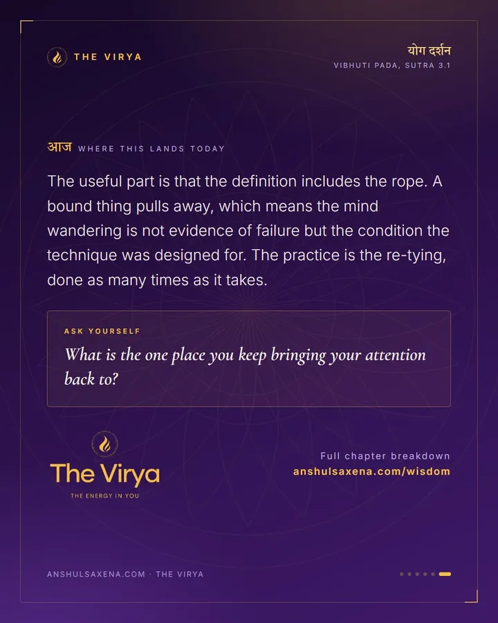 Tying The Mind To One Place, card 6 of 6