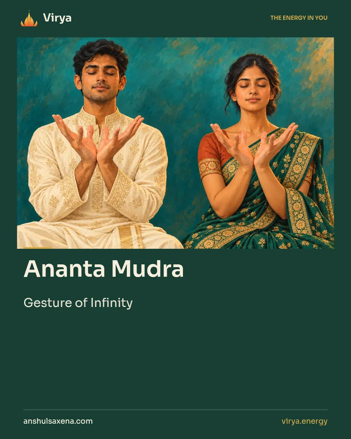 Ananta Mudra. Gesture of Infinity.