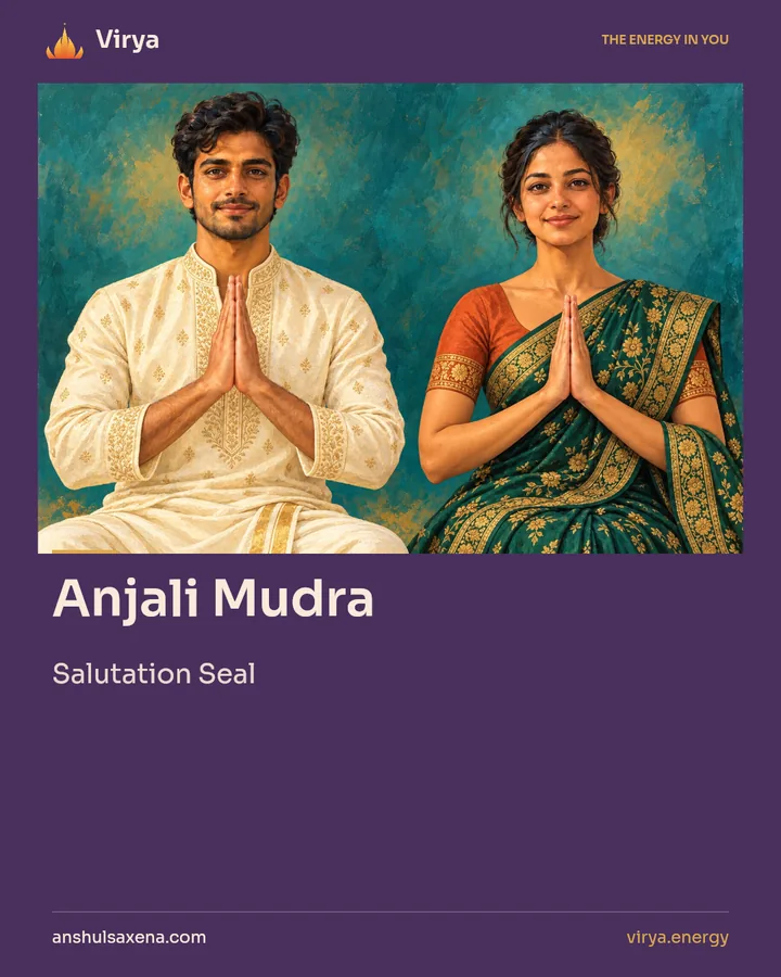Anjali Mudra. Salutation Seal.