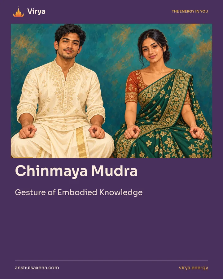Chinmaya Mudra. Gesture of Embodied Knowledge.