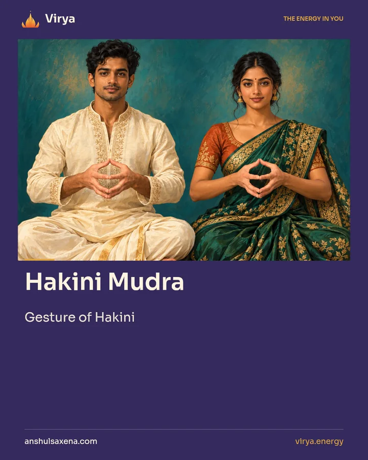 Hakini Mudra. Gesture of Hakini.