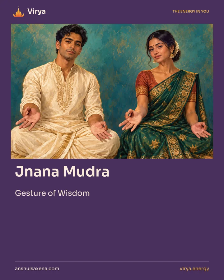 Jnana Mudra. Gesture of Wisdom.