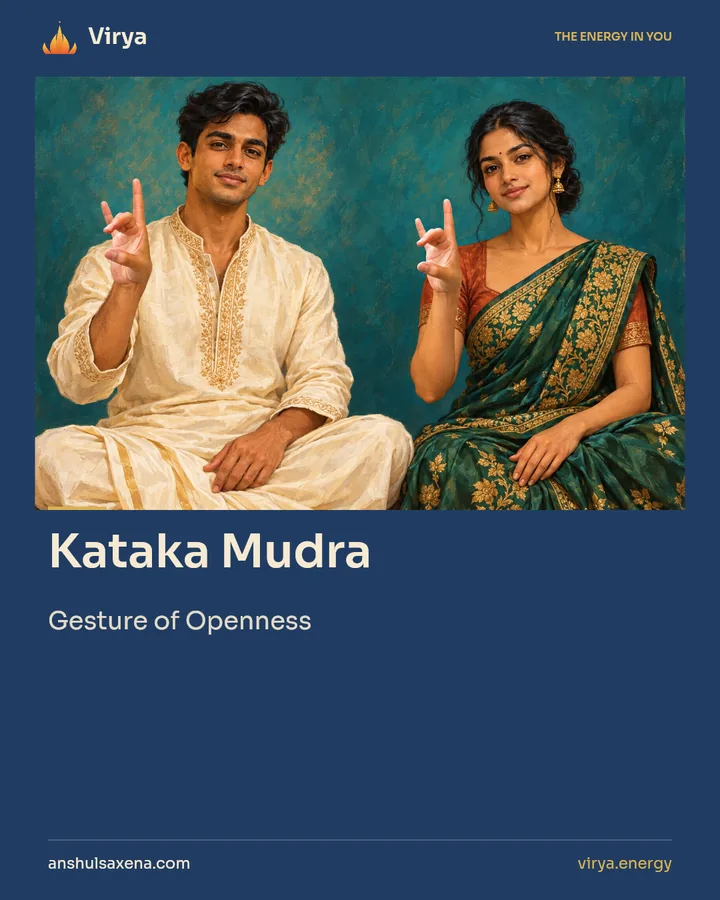 Kataka Mudra. Gesture of Openness.