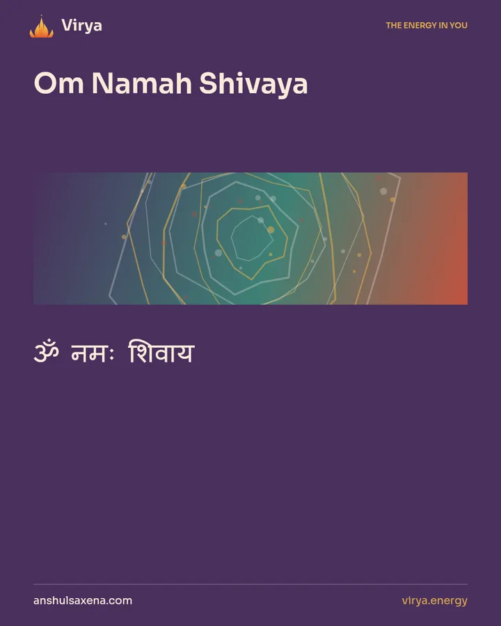 Om Namah Shivaya. ॐ नमः शिवाय.