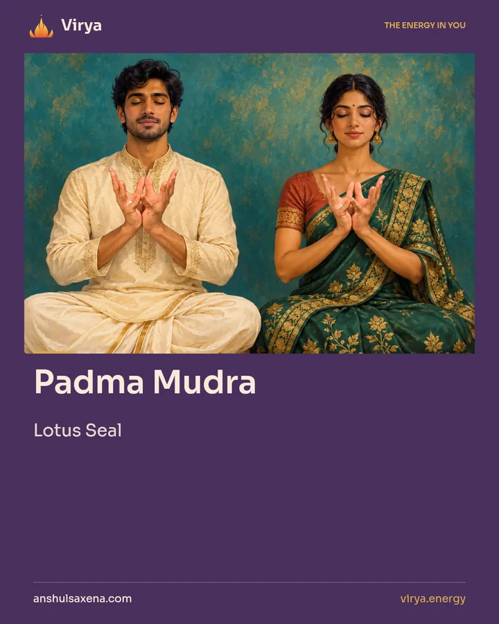 Padma Mudra. Lotus Seal.