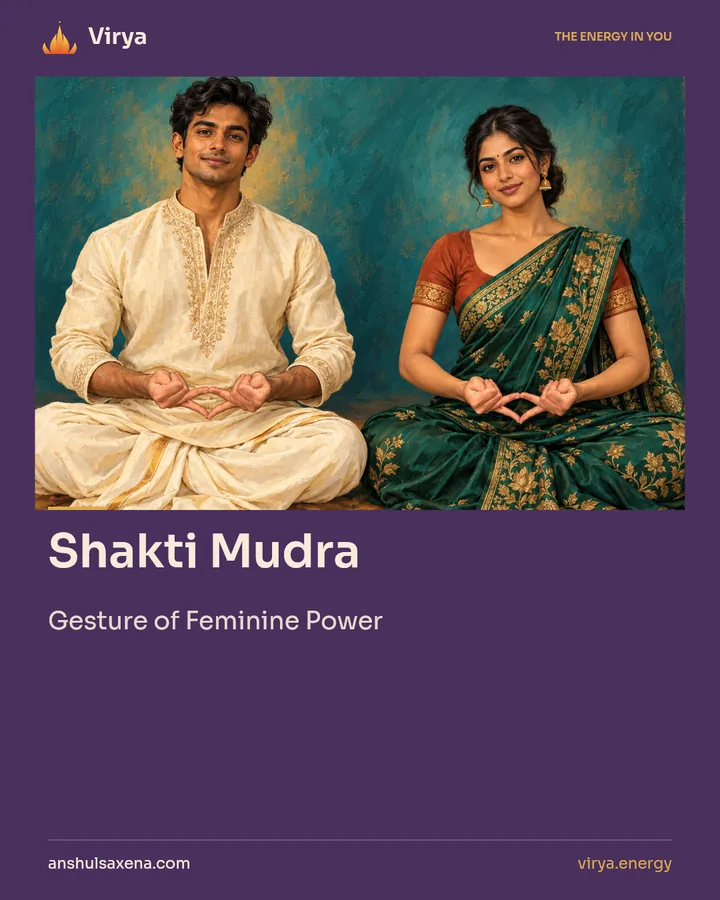 Shakti Mudra. Gesture of Feminine Power.