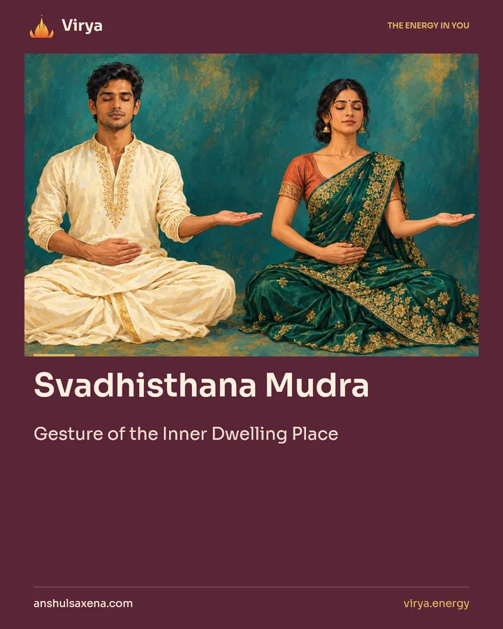 Svadhisthana Mudra. Gesture of the Inner Dwelling Place.